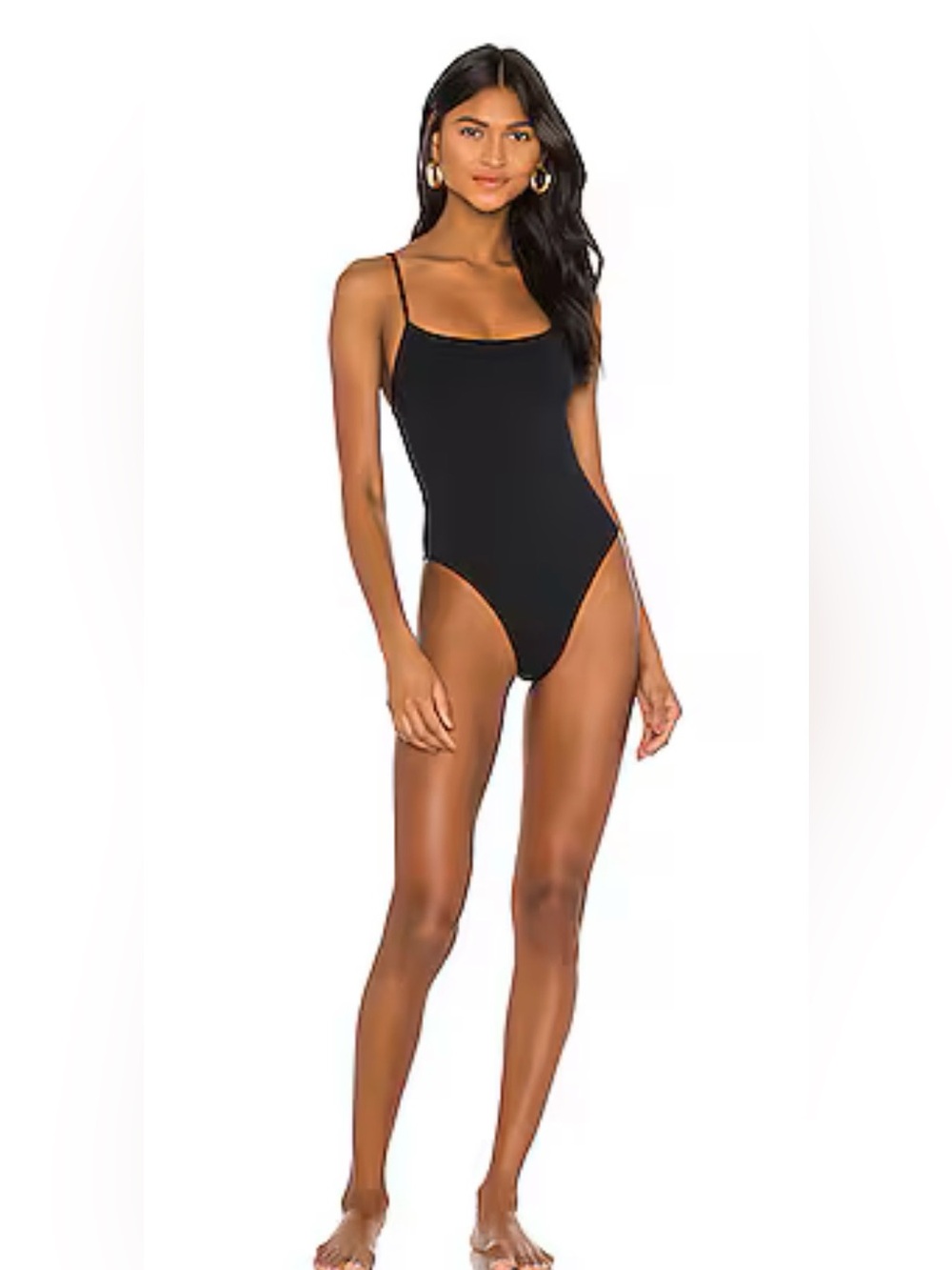 Indah Black One-Piece Swimsuit. Style “icebreaker” bustier. Originally $110